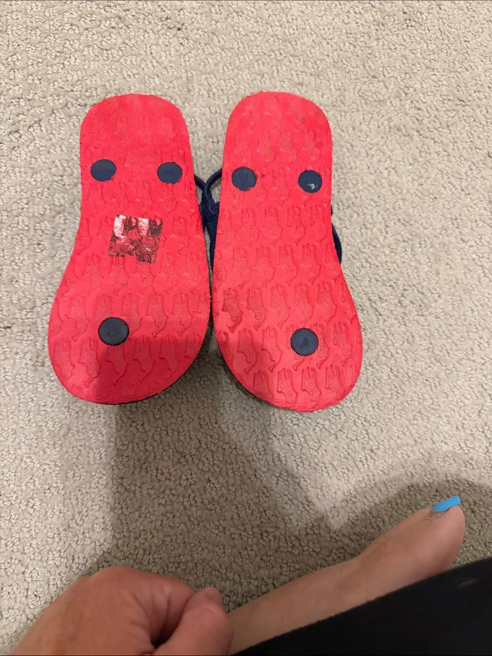 Toddler polo flip flops